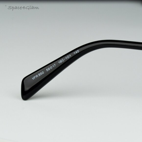 Prada Men Eyeglasses Silver Demo Rectangle PRB50V 1BC1O1 NEW AUTHENTIC - Picture 5 of 8